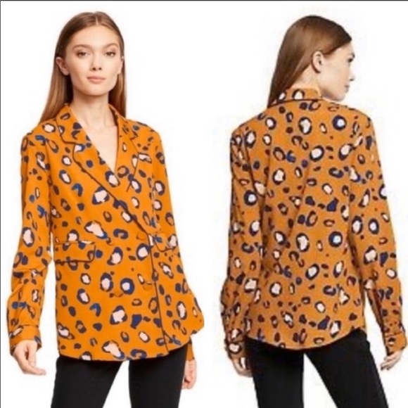 🎉H.P.🎉 Phillip Lim Animal Print Blouse/Blazer - Picture 3 of 10